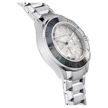 Ročna ura 39mm, Izdelano v Švici, Kovinska zapestnica, Srebrn odtenek, Nerjavno jeklo - Swarovski, 5641297