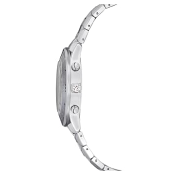 Zegarek 39mm, Swiss Made, Metalowa bransoleta, W odcieniu srebra, Stal szlachetna - Swarovski, 5641297