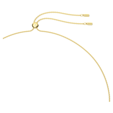 Curiosa Halskette, Nahezu schwebender Chaton, Rosa, Goldlegierungsschicht - Swarovski, 5641732