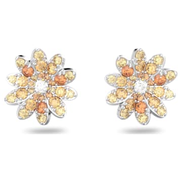 Clous d'oreilles Eternal Flower, Fleur, Multicolores, Finition mix de métal - Swarovski, 5642872