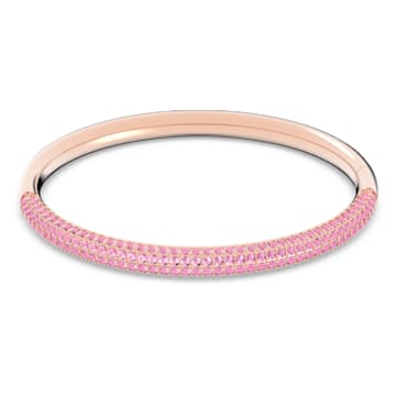 Bracelete Stone, Pavé, Rosa, Acabamento em rosa dourado - Swarovski, 5642915