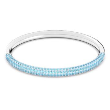 Bracelete Stone, Pavé, Azul, Aço inoxidável - Swarovski, 5642919