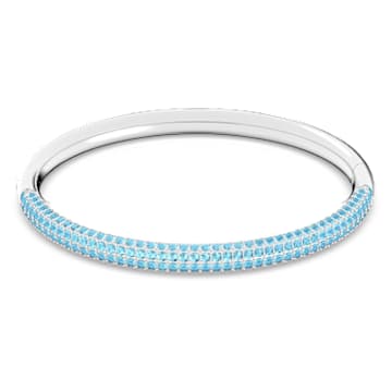 Dextera バングル, ブルー, ステンレス鋼 | Swarovski