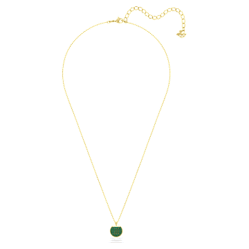 Ginger pendant, Green, Gold-tone plated - Swarovski, 5642939