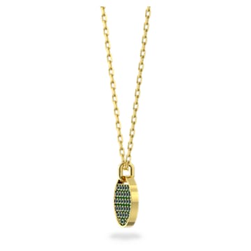 Ginger pendant, Green, Gold-tone plated - Swarovski, 5642939