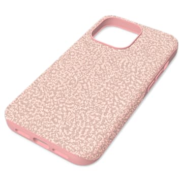 High smartphone case, iPhone® 13 Pro, Pink - Swarovski, 5643034