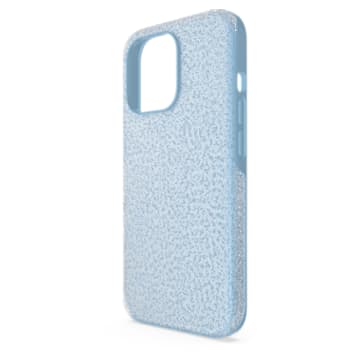 High smartphone case, iPhone® 13 Pro, Blue - Swarovski, 5643036