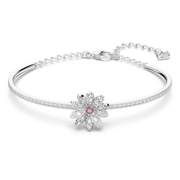 Bracelete Eternal Flower, Flor, Rosa, Acabamento de combinação de metais - Swarovski, 5643046