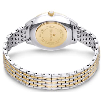 Attract watch, Swiss Made, Pavé, Metal bracelet, Black, Mixed metal finish - Swarovski, 5644056
