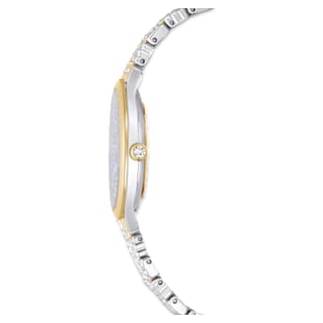 Attract horloge, Swiss Made, Pavé, Metalen armband, Zwart, Gemengde metaalafwerking - Swarovski, 5644056