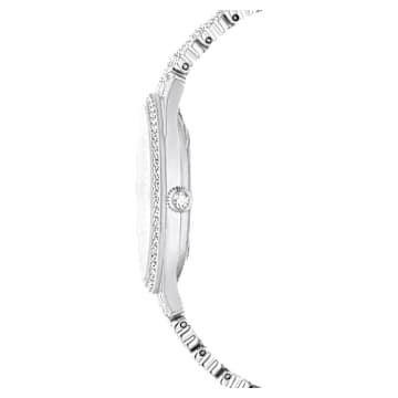 Attract Uhr, Schweizer Produktion, Voll-Pavé, Metallarmband, Silberfarben, Edelstahl - Swarovski, 5644062