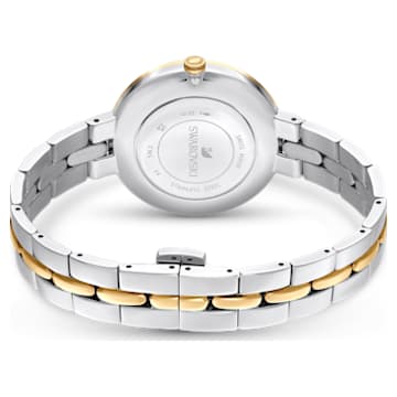 Zegarek Cosmopolitan, Swiss Made, Metalowa bransoleta, Czarny, Wykończenie z różnobarwnych metali - Swarovski, 5644072