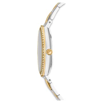 Zegarek Cosmopolitan, Swiss Made, Metalowa bransoleta, Czarny, Wykończenie z różnobarwnych metali - Swarovski, 5644072