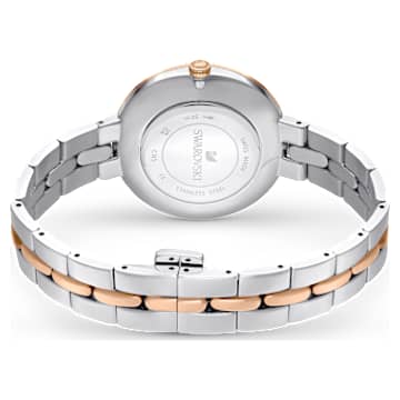 Reloj Cosmopolitan, Fabricado en Suiza, Brazalete de metal, Blanco, Combinación de acabados metálicos - Swarovski, 5644081