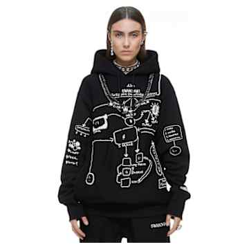 OFF-WHITE™ Arrow Hoodie, Black | Swarovski