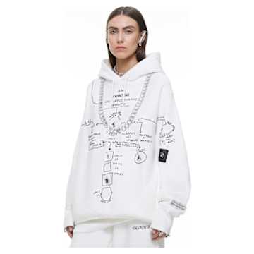OFF-WHITE™ Arrow Hoodie, Black | Swarovski