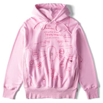 ADVISORY BOARD CRYSTALS, Explanation of the Foregoing Phenomena hoodie, Pink - Swarovski, 5644738