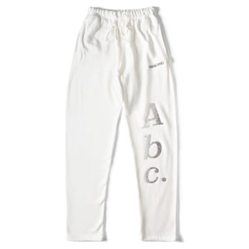 ADVISORY BOARD CRYSTALS, Gray Objects Displaced by Refraction sweatpants, White - Swarovski, 5644753