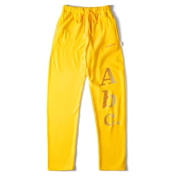 ADVISORY BOARD CRYSTALS, Colored Objects sweatpants, Yellow - Swarovski, 5644770