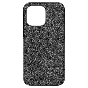 High smartphone case, iPhone® 14 Pro Max, Black | Swarovski