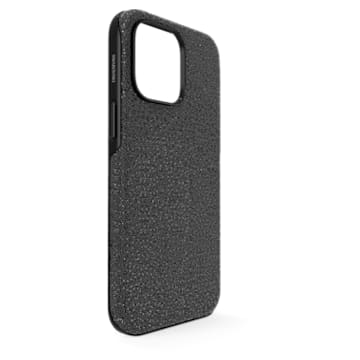 High smartphone case, iPhone® 14 Pro Max, Black - Swarovski, 5644911