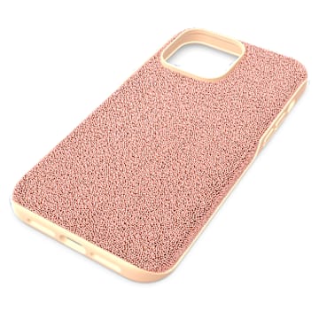 High smartphone case, iPhone® 14 Pro Max, Rose gold tone - Swarovski, 5644923