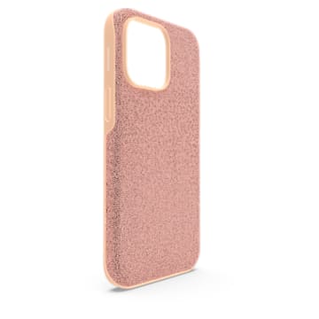 Etui na smartfona High, iPhone® 14 Pro Max, W odcieniu różowego złota - Swarovski, 5644923