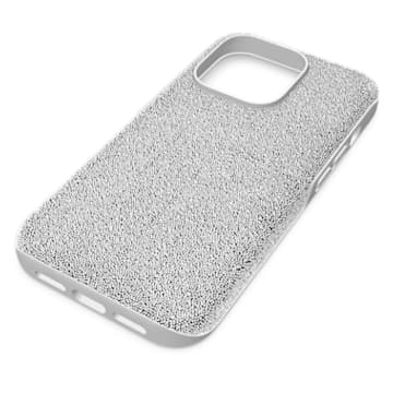 High smartphone case, iPhone® 14 Pro Max, Silver Tone - Swarovski, 5644927