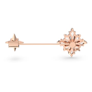 Stella 胸针, 风筝型切割, 星星, 白色, 镀玫瑰金色调 - Swarovski, 5645377