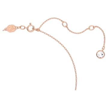 Collar Stella, Tallas redondas combinadas, Estrella, Blanco, Baño tono oro rosa - Swarovski, 5645382