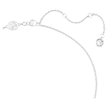 Pendentif Una, Cœur, Medium, Rose, Métal rhodié - Swarovski, 5646571