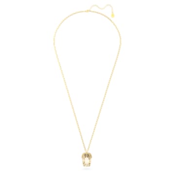 Harmonia pendant, Oversized crystal, Gold tone, Gold-tone plated - Swarovski, 5646685