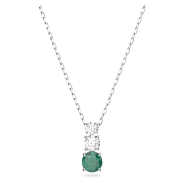 Stilla Attract pendant Green Rhodium plated