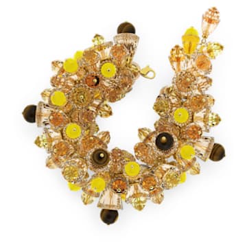 Somnia bracelet, Multicolored, Gold-tone plated - Swarovski, 5647595
