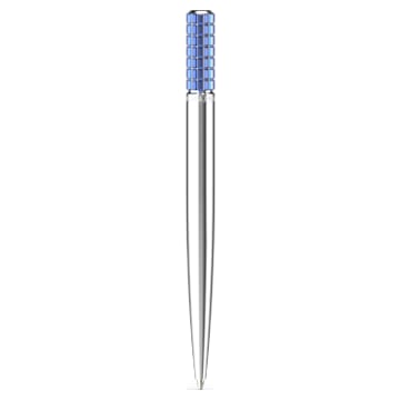 Στυλό, Μπλε, Επιμετάλλωση χρωμίου - Swarovski, 5647831