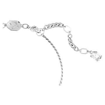 Bracelet Matrix, Cœur, Blanc, Métal rhodié - Swarovski, 5648299