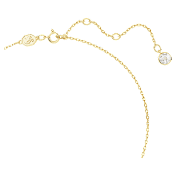 Obesek Stilla, Srce, Rdeč, PVD zlatega odtenka - Swarovski, 5648750