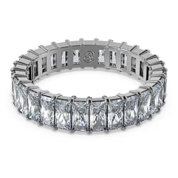 SWAROVSKI シルバーリング バゲットカット　9号 matrix-リング--バゲット・