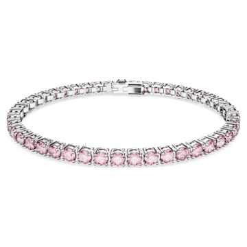 Matrix Tennis ブレスレット, ラウンドカット, ホワイト