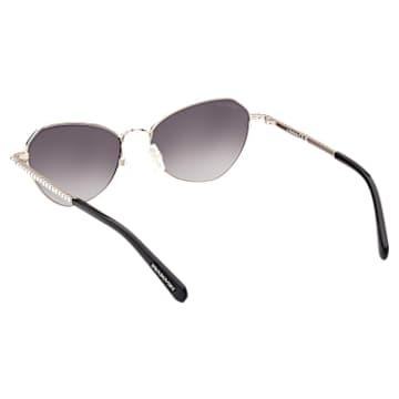 Sluneční brýle, Gradientní odstín, SK0386 32B, Černá - Swarovski, 5649033