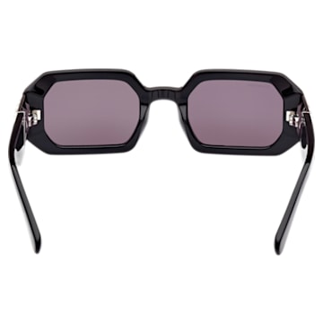 Sunglasses, Octagon shape, Black - Swarovski, 5649034