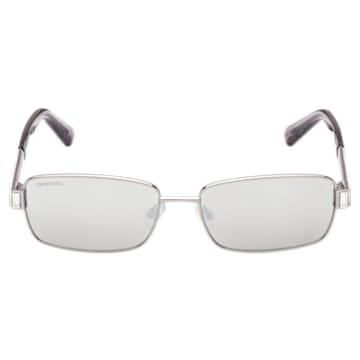 Sluneční brýle, Zrcátko, SK0389 14C, Stříbrný odstín - Swarovski, 5649036