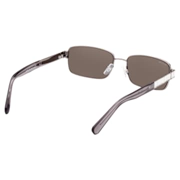 Lunettes de soleil, Miroir, SK0389 14C, Ton argenté - Swarovski, 5649036