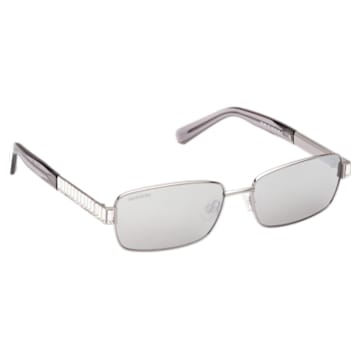 Sunglasses, Mirror, Silver tone - Swarovski, 5649036