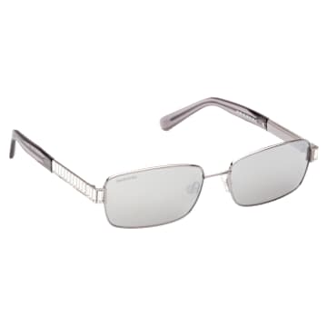 Zonnebril, Spiegel, SK0389 14C, Zilverkleurig - Swarovski, 5649036