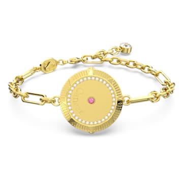 Bracelet Zodiac, Cancer, Ton doré, Placage de ton or - Swarovski, 5649065