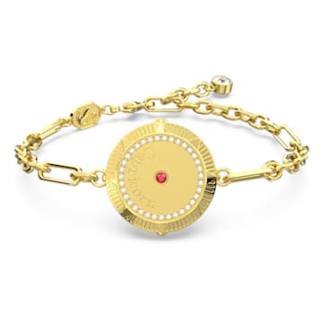 Bracelet Zodiac, Capricorne, Ton doré, Placage de ton or - Swarovski, 5649066