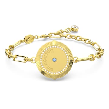 Zodiac Armband, Schütze, Goldfarben, Goldlegierungsschicht - Swarovski, 5649072