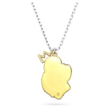 Pop Swan Anhänger, Schwan, Rosa, Rhodiniert - Swarovski, 5649200