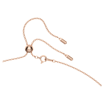 Alea pendant, Red, Rose gold-tone plated - Swarovski, 5649784
